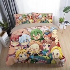 The Seven Deadly Sins 3 Duvet Cover Pillowcase Bedding Sets