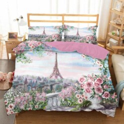 The Eiffel Tower La Tour Eiffel 3 Duvet Cover Quilt