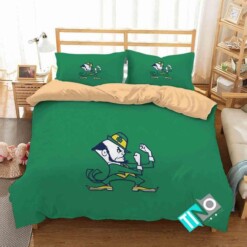 Ncaa Notre Dame Fighting Irish 1 Logo N 3d Duvet