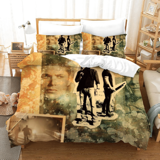 Supernatural Dean Sam Winchester 26 Duvet Cover Quilt Cover Pillowcase