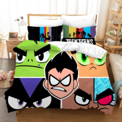 Teen Titans Go 13 Duvet Cover Quilt Cover Pillowcase Bedding