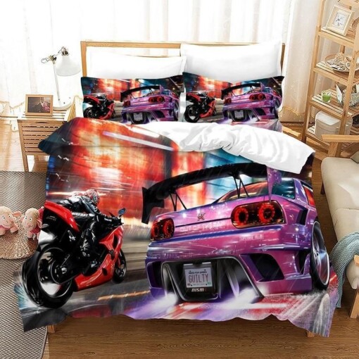 Need For Speed 18 Duvet Cover Pillowcase Bedding Sets Home