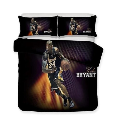 Nba Los Angeles Lakers Kobe Bryant Theme 3d Duvet Cover