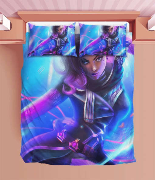 Overwatch Duvet Sombra Bedding Sets Comfortable Gift Quilt Bed Sets