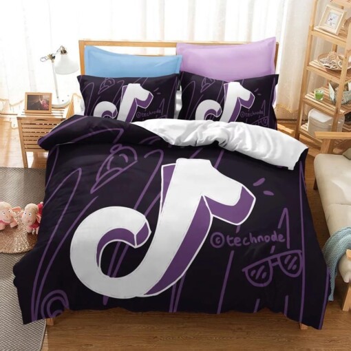 Tik Tok 9 Duvet Cover Quilt Cover Pillowcase Bedding Sets