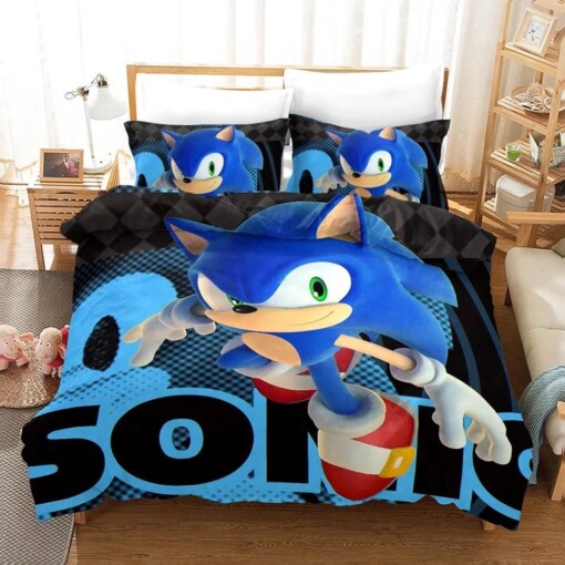 Sonic Lost World 6 Duvet Cover Quilt Cover Pillowcase Bedding