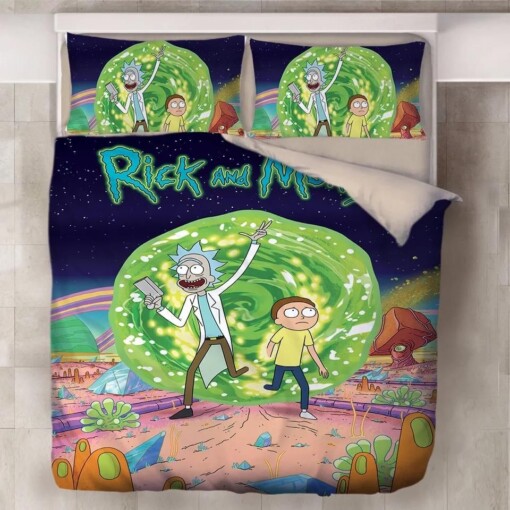 Rick And Morty 6 Duvet Cover Quilt Cover Pillowcase Bedding