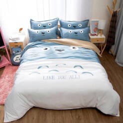 Tonari No Totoro 6 Duvet Cover Pillowcase Bedding Sets Home