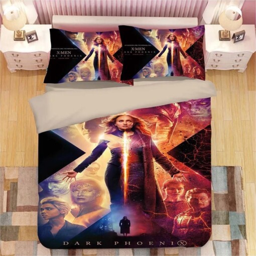 X Men Dark Phoenix 2 Duvet Cover Quilt Cover Pillowcase Bedding