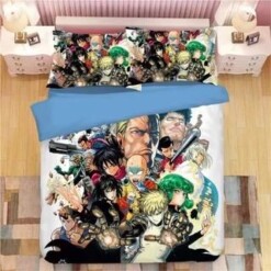 One Punch Man 1 Duvet Cover Quilt Cover Pillowcase Bedding