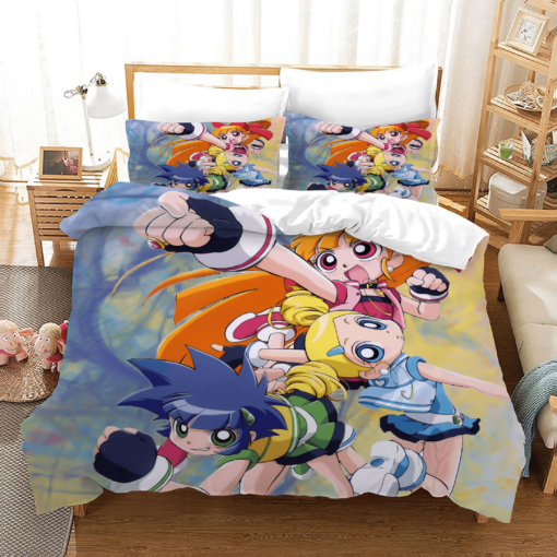 The Powerpuff Girls 13 Duvet Cover Quilt Cover Pillowcase Bedding