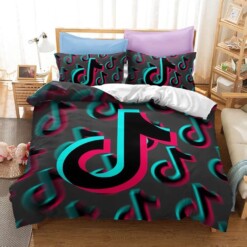 Tik Tok 8 Duvet Cover Quilt Cover Pillowcase Bedding Sets