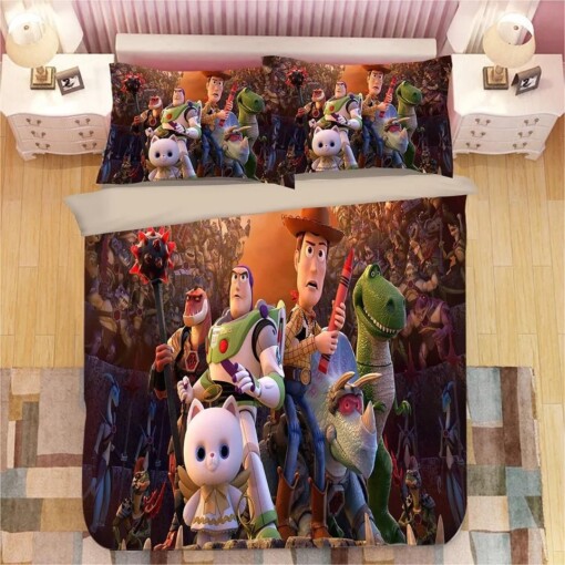 Toy Story Woody Forky 13 Duvet Cover Quilt Cover Pillowcase