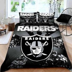 Oakland Raiders Customize Duvet Cover Bedding Set Quilt Bed Sets