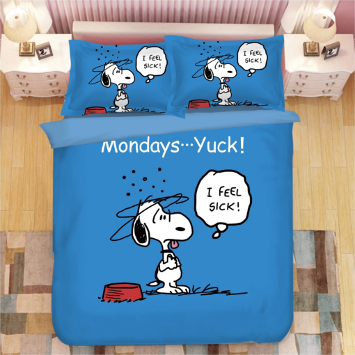 Snoopy 11 Duvet Cover Quilt Cover Pillowcase Bedding Sets Bed