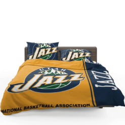 Utah Jazz Custom Bedding Sets Basketball Team Cover Set Set