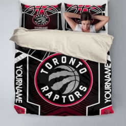 Toronto Raptors Customize Bedding Sets Duvet Cover Bedroom Quilt Bed