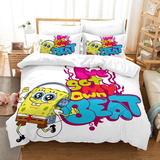 Spongebob Squarepants 28 Duvet Cover Pillowcase Bedding Sets Home Decor