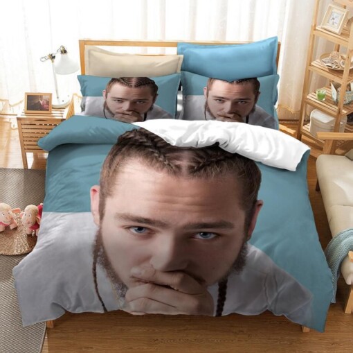 Post Malone 2 Duvet Cover Quilt Cover Pillowcase Bedding Sets