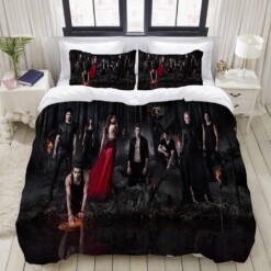 The Vampire Diaries 4 Duvet Cover Quilt Cover Pillowcase Bedding