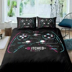 Video Game Gamepad Joystick 2 Duvet Cover Pillowcase Bedding Sets