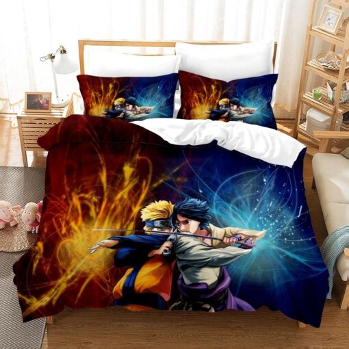Naruto Shippuden Naltimate Impact 34 Duvet Cover Pillowcase Bedding Sets