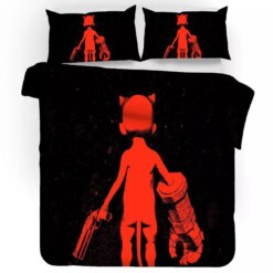 Hellboy 2 Duvet Cover Pillowcase Bedding Sets Home Bedroom Decor