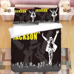 Michael Jackson 2 Duvet Cover Pillowcase Bedding Sets Home Decor