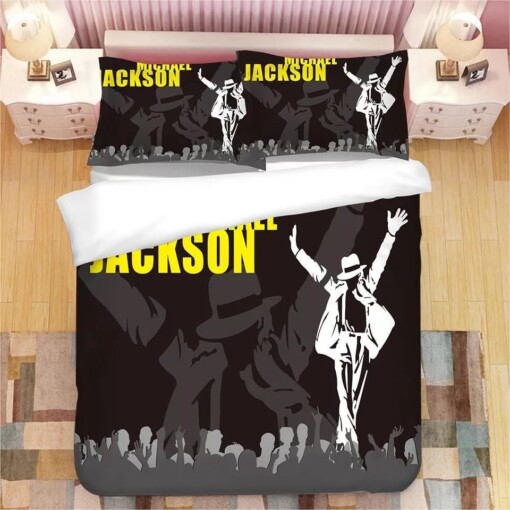 Michael Jackson 2 Duvet Cover Pillowcase Bedding Sets Home Decor