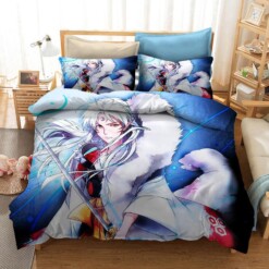 Inuyasha 8 Duvet Cover Quilt Cover Pillowcase Bedding Sets Bed