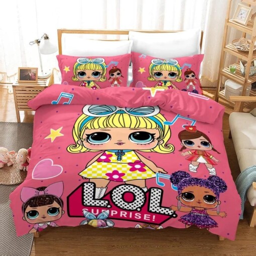 L O L Surprise 23 Duvet Cover Pillowcase Bedding Sets Home Bedroom