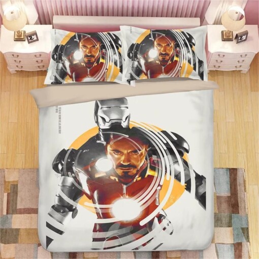 Iron Man Tony Stark 2 Duvet Cover Bedding Sets Pillowcase