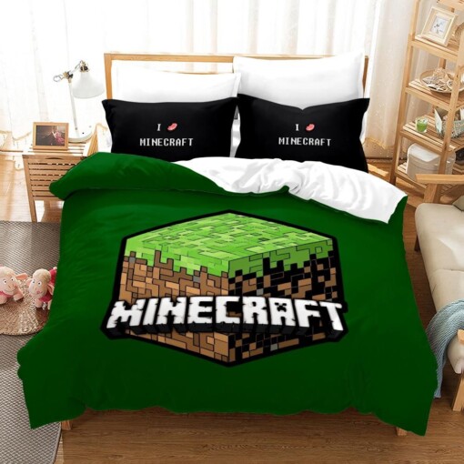 Minecraft 14 Duvet Cover Quilt Cover Pillowcase Bedding Sets Bed