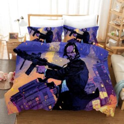 John Wick 12 Duvet Cover Pillowcase Bedding Sets Home Bedroom