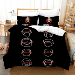 La Casa De Papel 7 Duvet Cover Pillowcase Bedding Sets