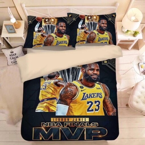 Lebron James Basketball 6 Duvet Cover Pillowcase Bedding Sets Home