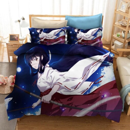 Inuyasha 6 Duvet Cover Quilt Cover Pillowcase Bedding Sets Bed