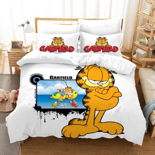 Garfield Exotic Cat 1 Duvet Cover Pillowcase Bedding Sets Home