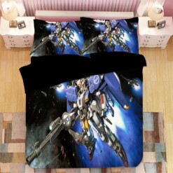 Gundam 3 Duvet Cover Pillowcase Bedding Sets Home Bedroom Decor