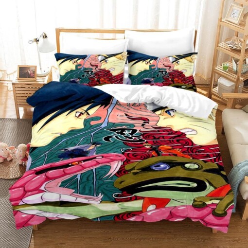 Naruto Shippuden Naltimate Impact 44 Duvet Cover Pillowcase Bedding Sets