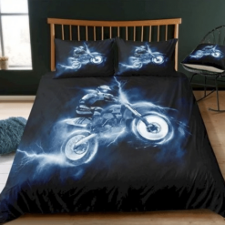 Motocross 06 Bedding Sets Duvet Cover Bedroom Quilt Bed Sets