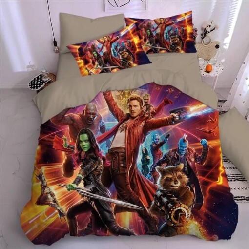 Guardians Of The Galaxy Groot Star Lord Rocket 6 Duvet