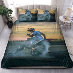 Motocross Man Drift Bedding Sets Duvet Cover Bedroom Quilt Bed