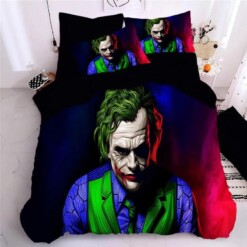 Joker Arthur Fleck Clown 10 Duvet Cover Quilt Cover Pillowcase