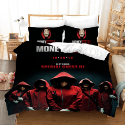 La Casa De Papel 24 Duvet Cover Pillowcase Bedding Sets