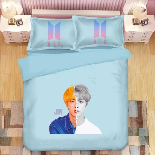 Kpop Bts Bangtan Boys Jin 30 Duvet Cover Quilt Cover