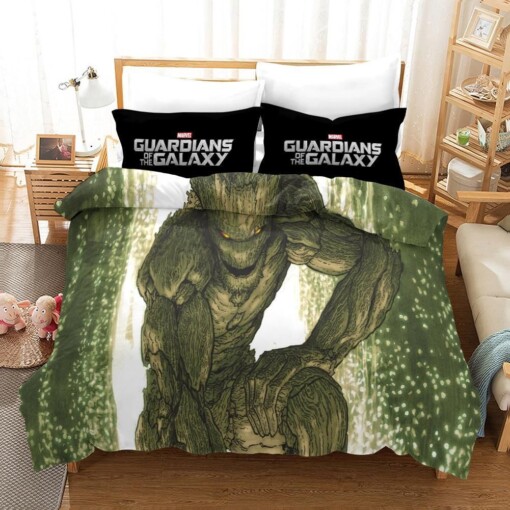 Guardians Of The Galaxy Groot 38 Duvet Cover Pillowcase Bedding