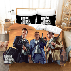 Grand Theft Auto 17 Duvet Cover Pillowcase Bedding Sets Home