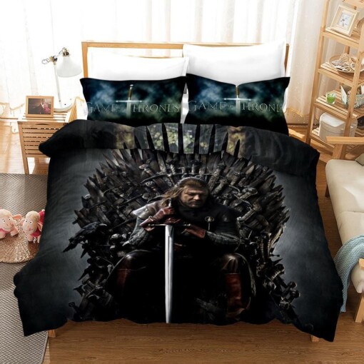 Game Of Thrones Eddard Stark 38 Duvet Cover Pillowcase Bedding