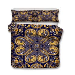 Luxury Blue Gold Bohemian Bedding Sets Duvet Cover Bedroom Quilt